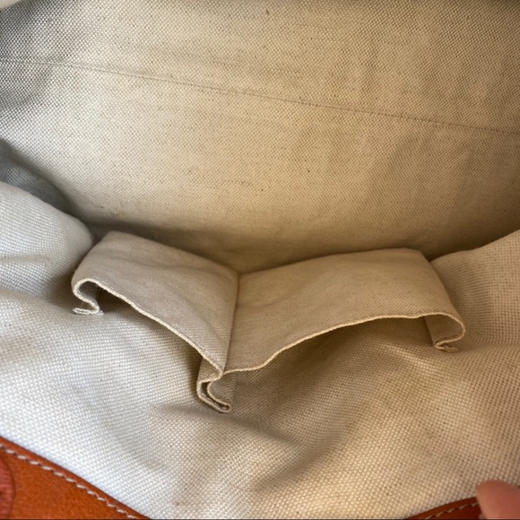 Gucci Orange GG Canvas Running Tote Bag Purse Med - Picture 4 of 16